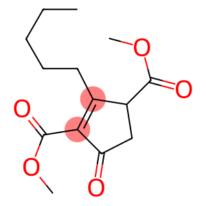 1-Oxo-3-pentyl-2-cyclopentene-2,4-dicarboxylic acid dimethyl ester