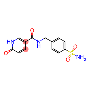 6-oxo-N-[(4-sulfamoylphenyl)methyl]-1,6-dihydropyridine-3-carboxamide