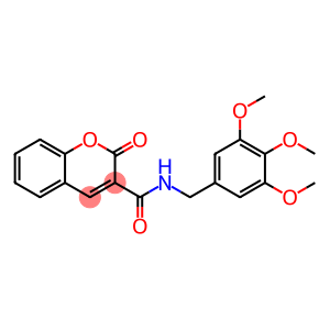 2-oxo-N-(3,4,5-trimethoxybenzyl)-2H-chromene-3-carboxamide