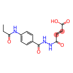 4-OXO-4-[N'-(4-PROPIONYLAMINO-BENZOYL)-HYDRAZINO]-BUT-2-ENOIC ACID