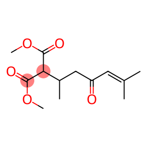 2-[4-Oxo-6-methyl-5-hepten-2-yl]malonic acid dimethyl ester