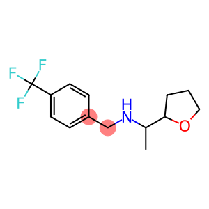 [1-(oxolan-2-yl)ethyl]({[4-(trifluoromethyl)phenyl]methyl})amine