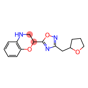 2-[3-(oxolan-2-ylmethyl)-1,2,4-oxadiazol-5-yl]-3,4-dihydro-2H-1,4-benzoxazine