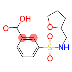 3-[(oxolan-2-ylmethyl)sulfamoyl]benzoic acid