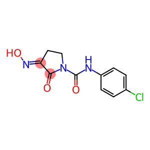 2-Oxo-3-hydroxyimino-N-(4-chlorophenyl)pyrrolidine-1-carboxamide