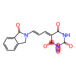 5-[3-(1-Oxoisoindolin-2-yl)-2-propenylidene]pyrimidine-2,4,6(1H,3H,5H)-trione