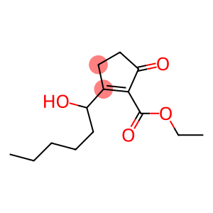 5-Oxo-2-(1-hydroxyhexyl)-1-cyclopentene-1-carboxylic acid ethyl ester