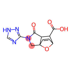 4-OXO-3-(1H-[1,2,4]TRIAZOL-3-YL)-10-OXA-3-AZA-TRICYCLO[5.2.1.0(1,5)]DEC-8-ENE-6-CARBOXYLIC ACID