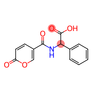 {[(2-oxo-2H-pyran-5-yl)carbonyl]amino}(phenyl)acetic acid