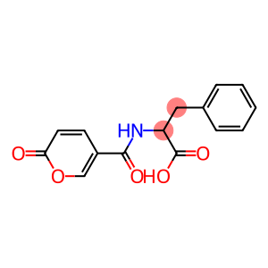 2-{[(2-oxo-2H-pyran-5-yl)carbonyl]amino}-3-phenylpropanoic acid