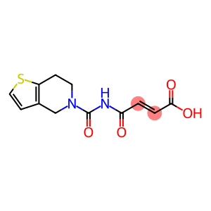 4-oxo-4-{4H,5H,6H,7H-thieno[3,2-c]pyridin-5-ylcarbonylamino}but-2-enoic acid