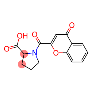 1-[(4-oxo-4H-chromen-2-yl)carbonyl]pyrrolidine-2-carboxylic acid