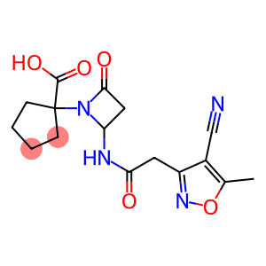 1-[2-Oxo-4-[2-(4-cyano-5-methylisoxazol-3-yl)acetylamino]azetidin-1-yl]cyclopentane-1-carboxylic acid