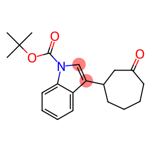 3-(3-OXO-CYCLOHEPTYL)-INDOLE-1-CARBOXYLIC ACID TERT-BUTYL ESTER