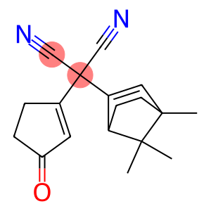 2-(3-Oxo-1-cyclopenten-1-yl)-2-(4,7,7-trimethylbicyclo[2.2.1]hept-2-en -2-yl)malononitrile