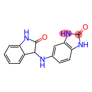 5-[(2-oxo-2,3-dihydro-1H-indol-3-yl)amino]-2,3-dihydro-1H-1,3-benzodiazol-2-one