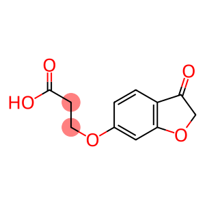 3-[(3-oxo-2,3-dihydro-1-benzofuran-6-yl)oxy]propanoic acid