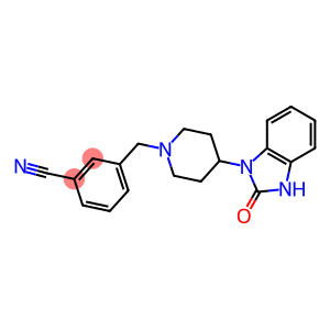 3-([4-(2-OXO-2,3-DIHYDRO-1H-BENZIMIDAZOL-1-YL)PIPERIDIN-1-YL]METHYL)BENZONITRILE