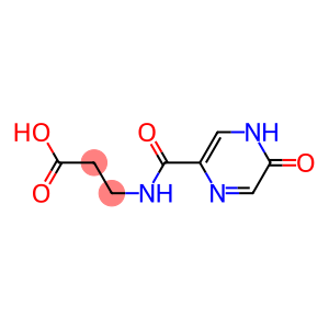 3-[(5-oxo-4,5-dihydropyrazin-2-yl)formamido]propanoic acid