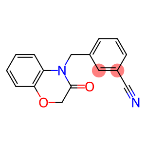 3-[(3-oxo-2,3-dihydro-4H-1,4-benzoxazin-4-yl)methyl]benzonitrile