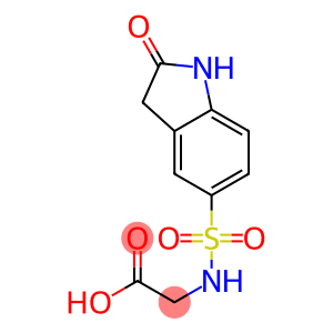 {[(2-oxo-2,3-dihydro-1H-indol-5-yl)sulfonyl]amino}acetic acid