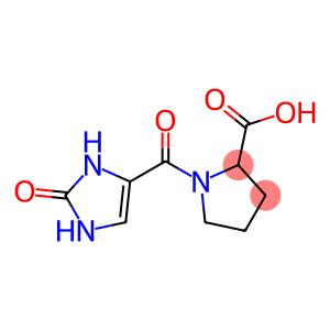 1-[(2-oxo-2,3-dihydro-1H-imidazol-4-yl)carbonyl]pyrrolidine-2-carboxylic acid