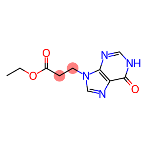 3-[(6-Oxo-1,9-dihydro-6H-purin)-9-yl]propionic acid ethyl ester