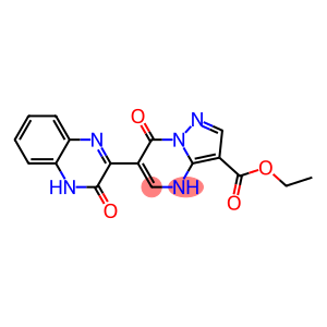 6-[(3-Oxo-3,4-dihydroquinoxalin)-2-yl]-3-ethoxycarbonylpyrazolo[1,5-a]pyrimidin-7(4H)-one