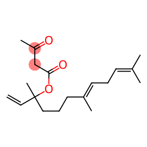 3-Oxobutyric acid 1,5,9-trimethyl-1-vinyl-5,8-decadienyl ester