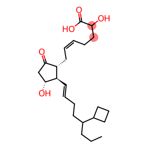 9-OXO-11ALPHA,16S-DIHYDROXY-17-CYCLOBUTYL-PROSTA-5Z,13E-DIEN-1-OIC ACID