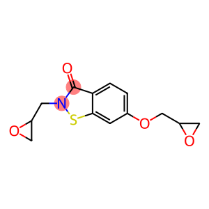 2-(Oxiranylmethyl)-6-(oxiranylmethoxy)-1,2-benzisothiazol-3(2H)-one