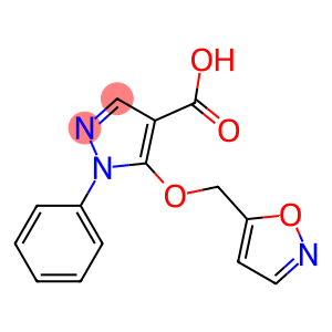 5-(1,2-oxazol-5-ylmethoxy)-1-phenyl-1H-pyrazole-4-carboxylic acid