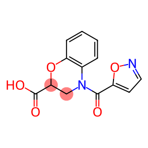 4-(1,2-oxazol-5-ylcarbonyl)-3,4-dihydro-2H-1,4-benzoxazine-2-carboxylic acid