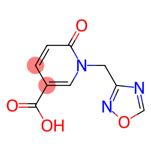 1-(1,2,4-oxadiazol-3-ylmethyl)-6-oxo-1,6-dihydropyridine-3-carboxylic acid