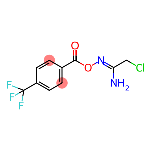 O1-[4-(TRIFLUOROMETHYL)BENZOYL]-2-CHLOROETHANEHYDROXIMAMIDE