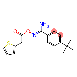 O1-[2-(2-thienyl)acetyl]-4-(tert-butyl)benzene-1-carbohydroximamide