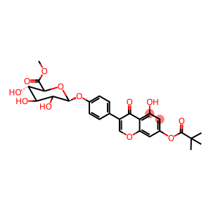 7-O-Pivaloyl-genistein 4'-β-D-Glucuronide Methyl Ester