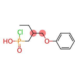 O-(1-phenoxybut-2-yl)methyl phosphonic acid chloride