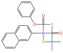 O-PHENYL4,4-DIMETHYL-2-(2-NAPHTHYL)-1,3-DITHIOALLOPHANATE