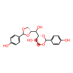 1-O,3-O:5-O,6-O-Bis(4-hydroxybenzylidene)-D-glucitol