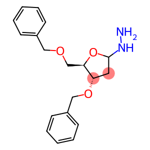 3-O,5-O-Dibenzyl-1-hydrazino-1,2-dideoxy-D-ribofuranose