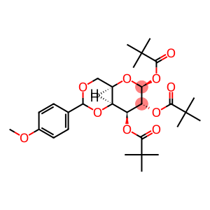 4,6-O-(4-Methoxybenzylidene)-1,2,3-tri-O-pivaloyl-b-D-galactopyranose