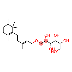 1-O-[(E)-3-Methyl-5-(2,5,6,6-tetramethyl-1-cyclohexen-1-yl)-2-pentenyl]-D-mannitol