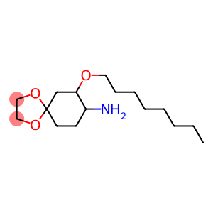 7-(octyloxy)-1,4-dioxaspiro[4.5]decan-8-amine