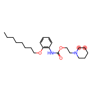 1-[2-[[(2-(Octyloxy)phenyl)amino]carbonyloxy]ethyl]piperidine