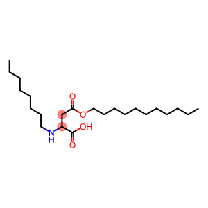 2-Octylamino-3-(undecyloxycarbonyl)propionic acid