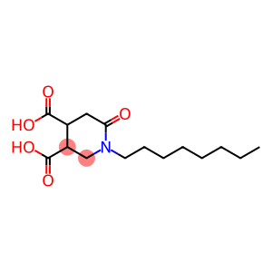 1-Octyl-6-oxo-3,4-piperidinedicarboxylic acid