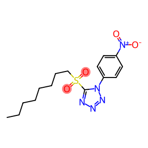 Octyl 1-(4-nitrophenyl)-1H-tetrazol-5-yl sulfone