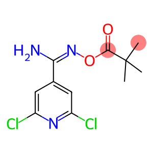 O4-(2,2-DIMETHYLPROPANOYL)-2,6-DICHLOROPYRIDINE-4-CARBOHYDROXIMAMIDE