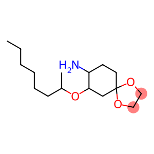 7-(octan-2-yloxy)-1,4-dioxaspiro[4.5]decan-8-amine